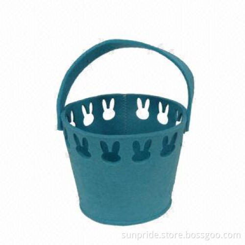 2014 new design for real craft non-woven felt basket